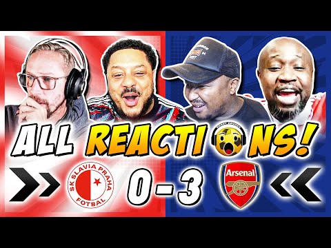 Arsenal and Rivals & Haters Fan Reactions to Slavia Prague 0-3 Arsenal | Champions League