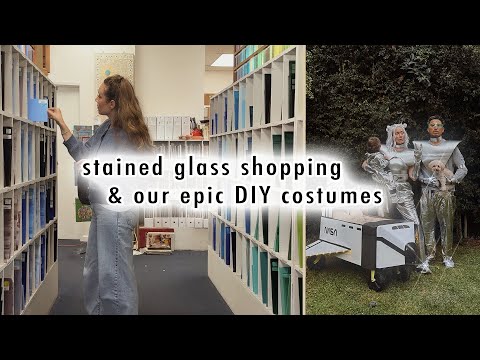 VLOG: stained glass shopping & our epic DIY costumes | MaCenna Lee