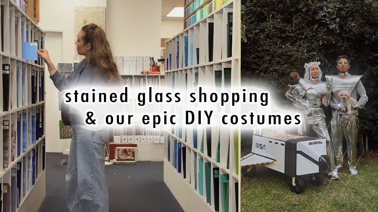 VLOG: Stained Glass Shopping & DIY Halloween Costumes | MaCenna Lee