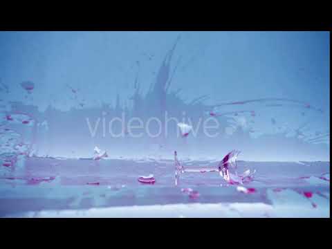 Breaking Glass with Wine 🍷 | Stock Footage