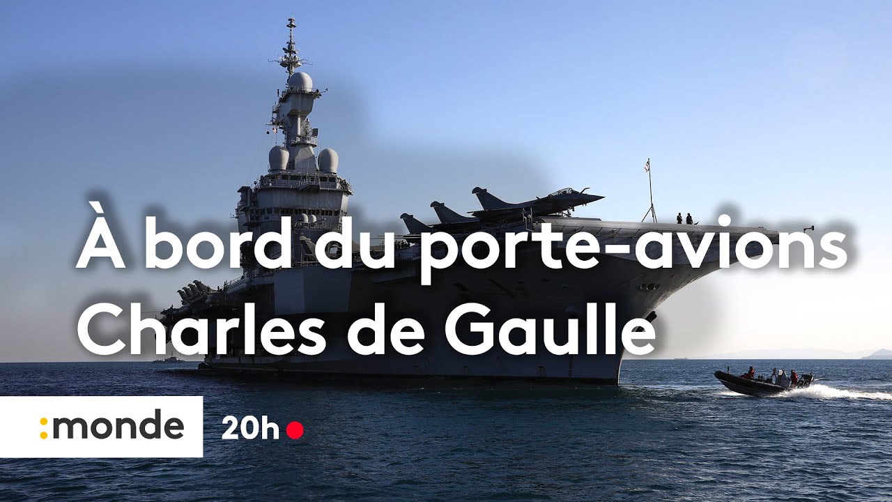 À bord du porte-avions Charles de Gaulle