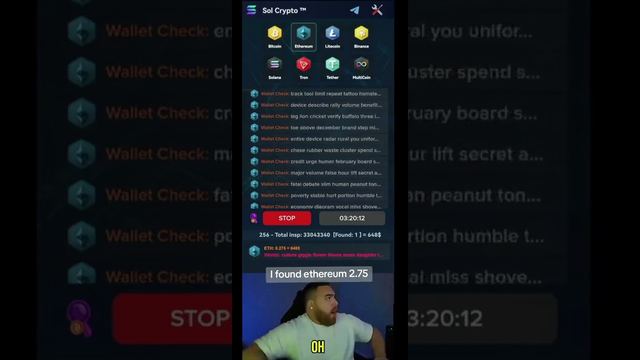 Find Lost Crypto Wallets with BruteForce on Android