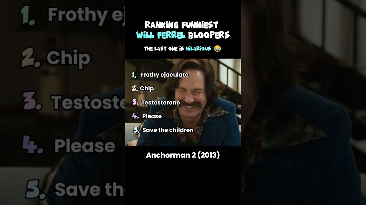 Top Will Ferrell Bloopers π #shorts