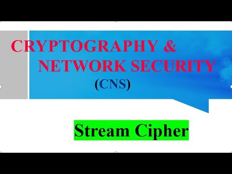 #Stream Cipher Working with Example in #Cryptography & Network Security #jntuh #conceptclearbydrmvk