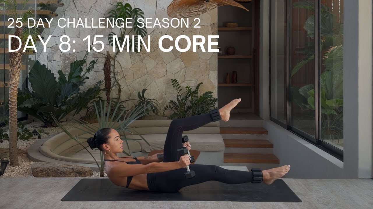 25-Day Challenge Season 2: Day 8 | 15-Min Core Workout 💪