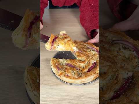 TARTA CRUJIENTE con MASA FILO 🤤 #tartasalada