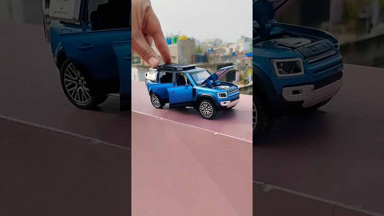 Unboxing the Land Rover Defender Diecast Model ๐ | Offroad Mud Challenge & 4x4 Adventure