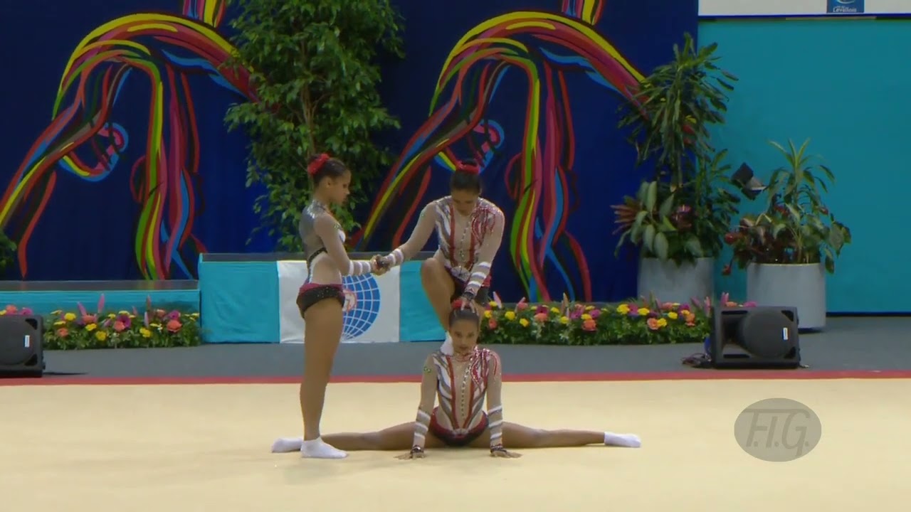 Brazil Women's Acrobatic Gymnastics at 2014 Worlds 🇧🇷