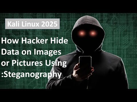 How to Hide Data on Image File Using Steganography in Kali Linux 2025 #ethicalhacking #cybersecurity