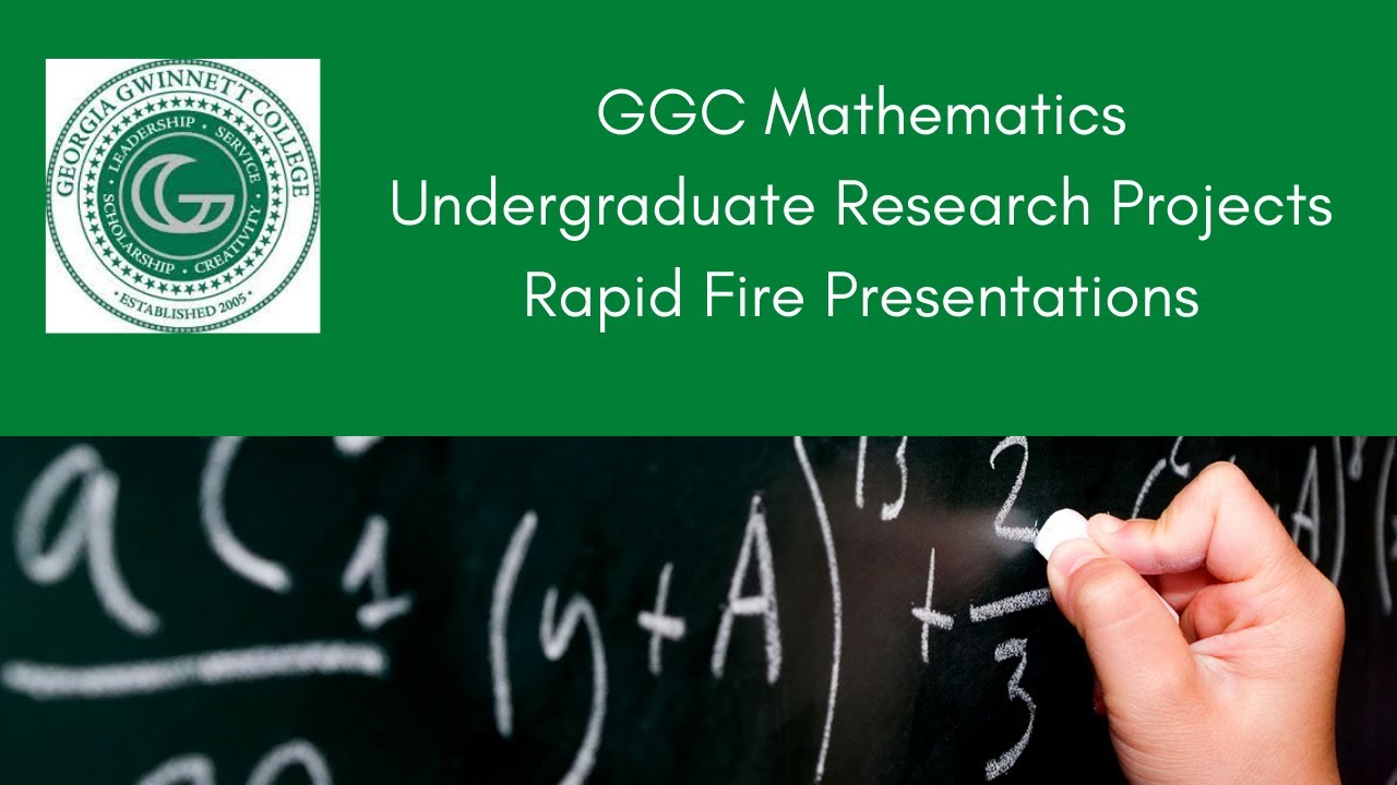Fast-Paced Undergraduate Math Research Presentations at GGC STaRS Spring 2021 π