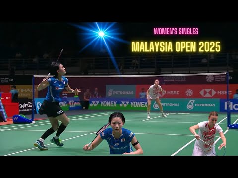 Tomoka MIYAZAKI vs Mia BLICHFELDT at Malaysia Open 2025 - Women's Singles