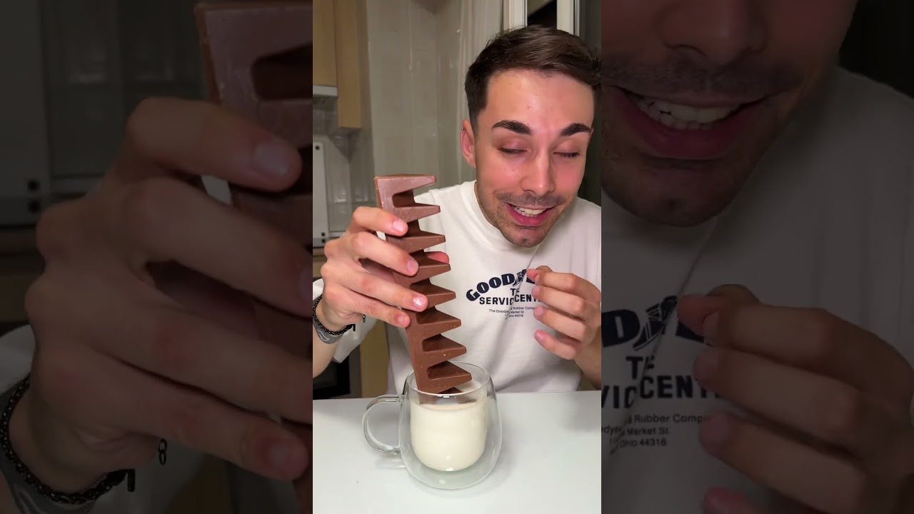 Probando la Gran Toblerone de Chocolate 🍫