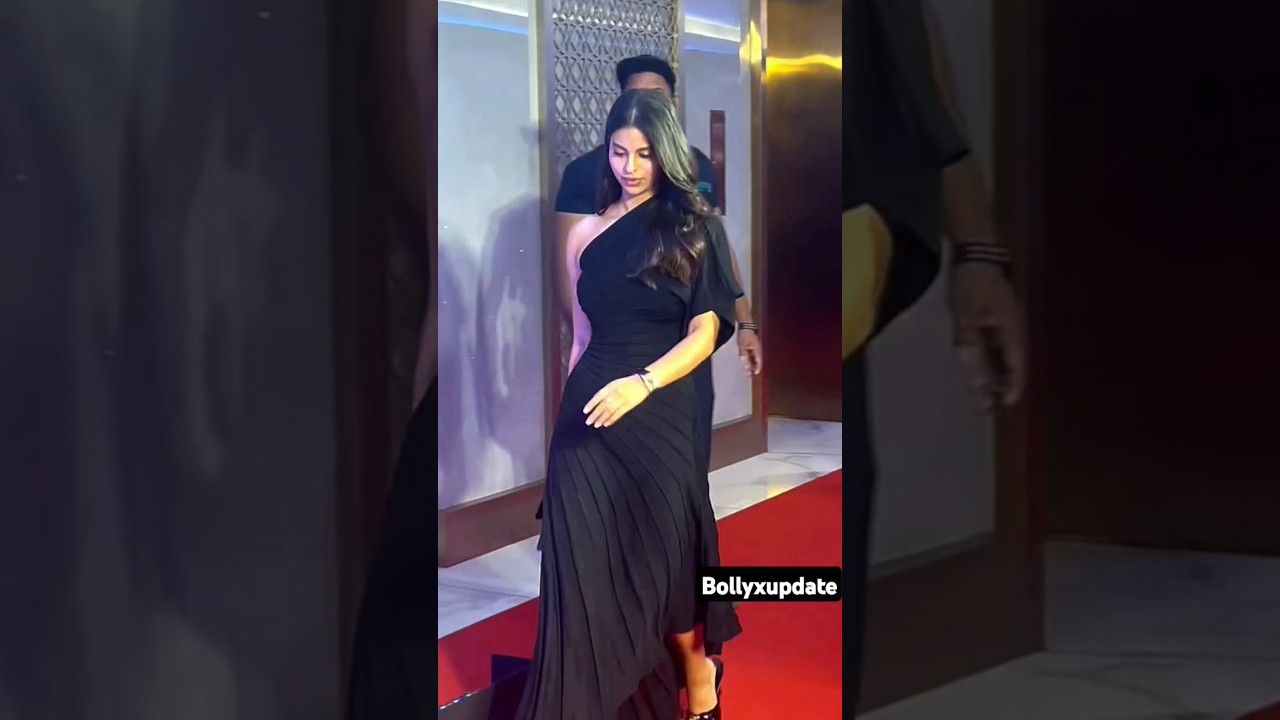 Suhana Khan Seen Attending Movie Screening