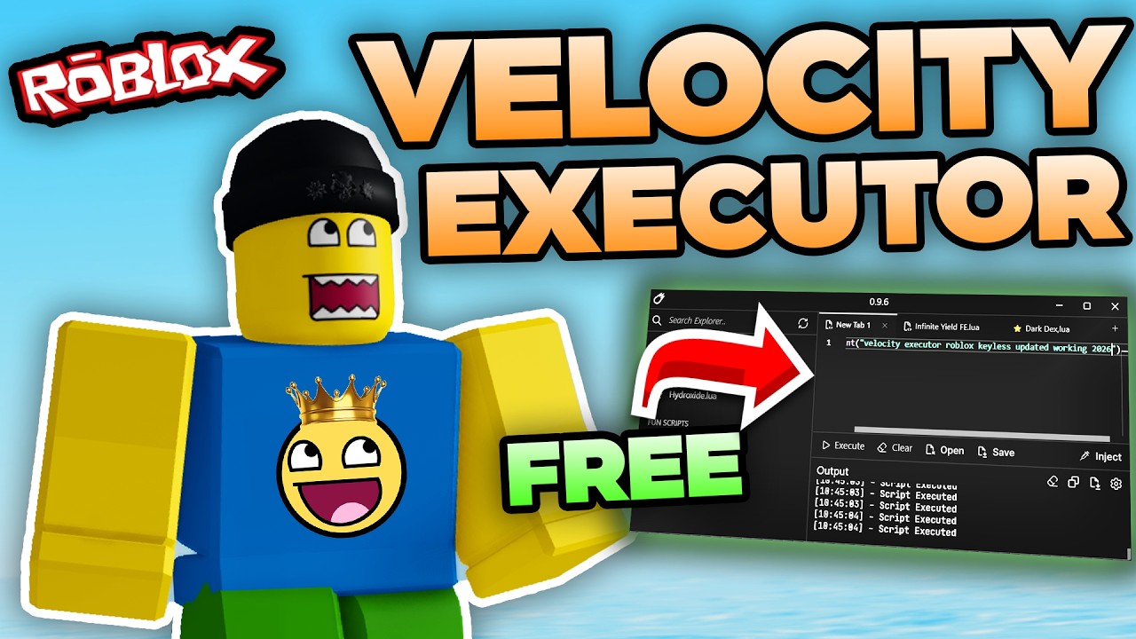 *UPDATED* Velocity Executor 2026 โก BEST FREE & KEYLESS Roblox Executor