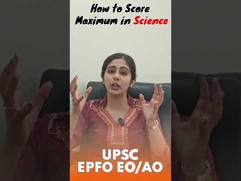 How to score maximum in Science | UPSC EPFO EO/AO | Success Tree