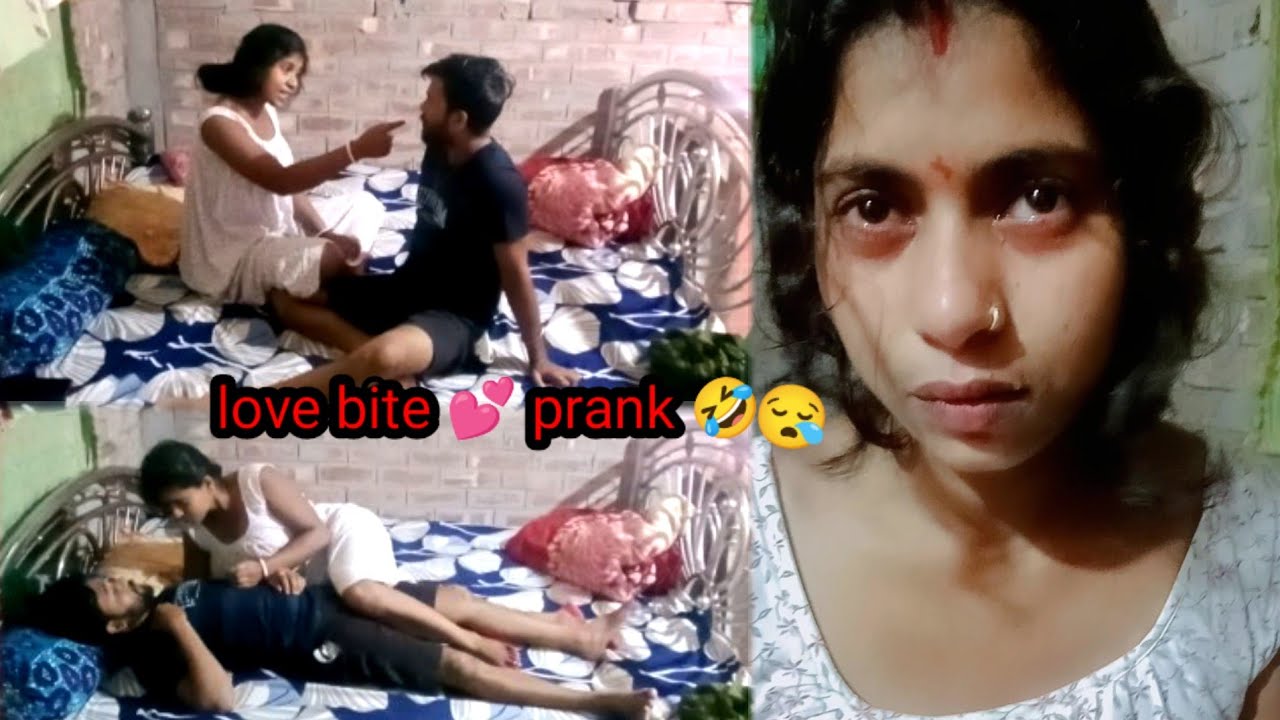 Hilarious Love Bite Prank on Wife 🤣