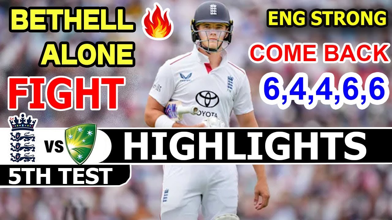 England vs Australia 5th Test Day 4 Highlights 🏏