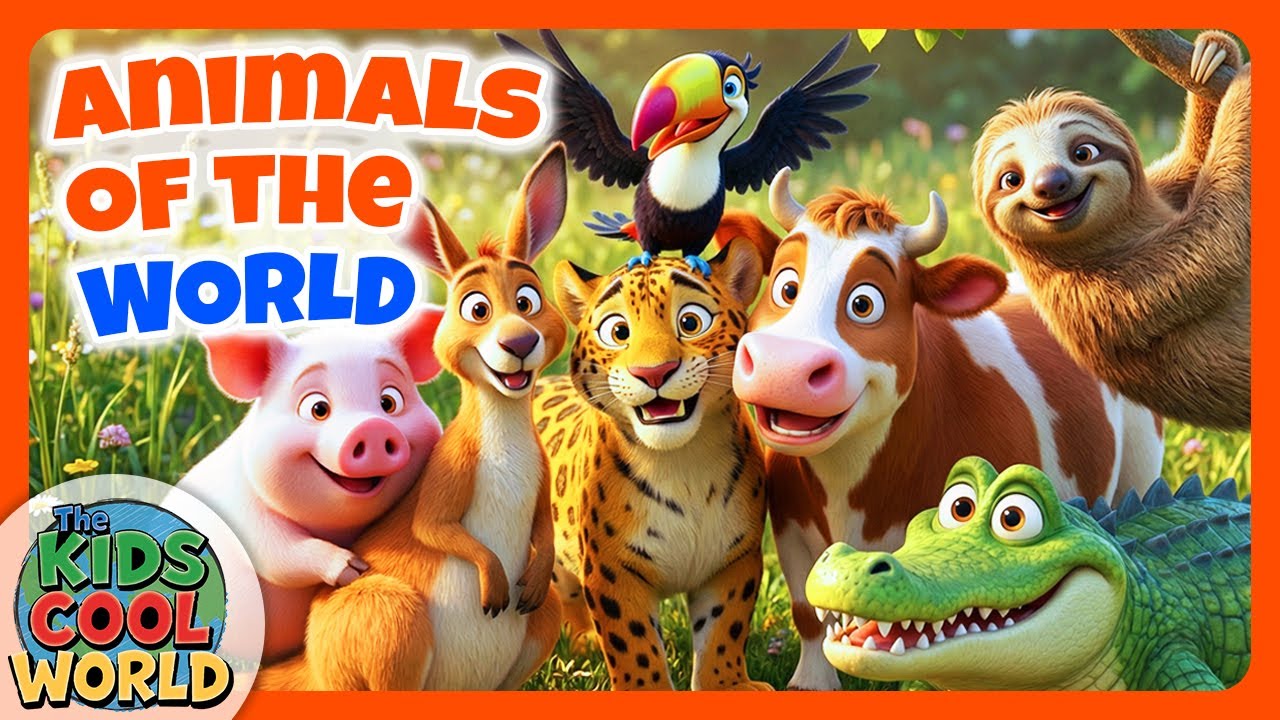 Animal Song | Animal Sounds from Around the World 🌎🐮🌴🦘❄️
