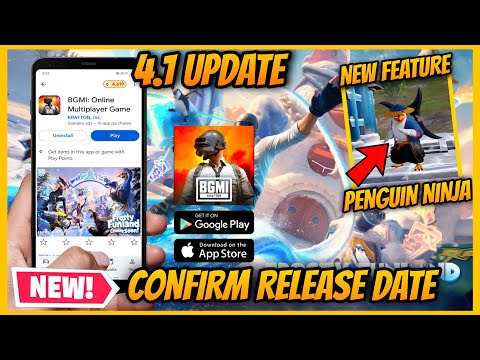 🔥BGMI 4.1 UPDATE: NEW NINJA PENGUIN, FIREARM CHANGES, CONFIRM RELEASE DATE AND NEW FEATURES