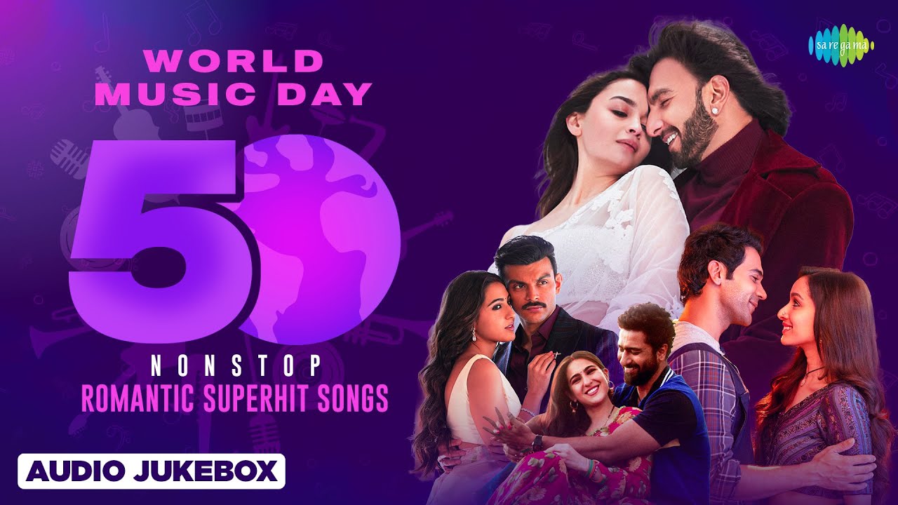 Celebrate World Music Day with 50 Romantic Superhits 🎶 | Nonstop Audio Jukebox