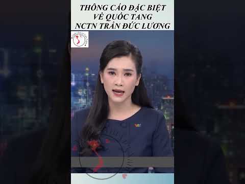 Quốc tang nguyên Chủ tịch nước Trần Đức Lương.
