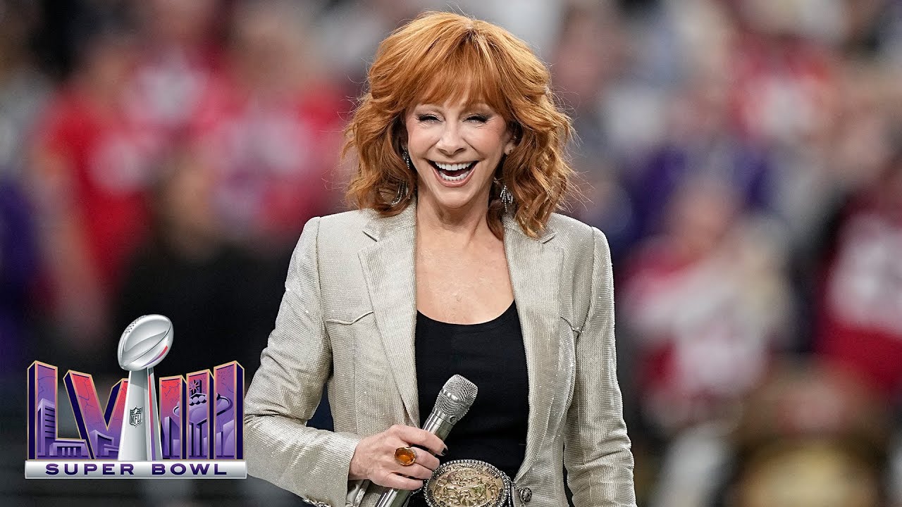 Reba McEntire Performs the National Anthem at Super Bowl LVIII 🎶