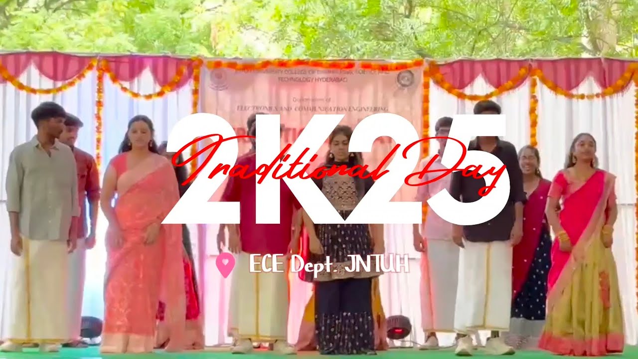 Traditional Day 2025 at JNTUH Hyderabad 🎉