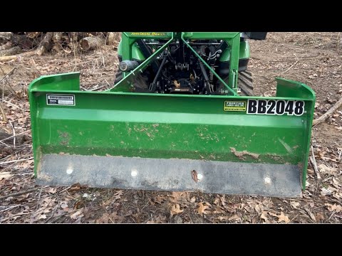 Land Clearing with John Deere 1025R & BB2048 Blade 🚜