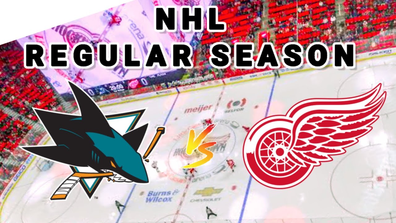 Live Score & Play-by-Play: San Jose Sharks vs Detroit Red Wings – 2025 NHL Season 🏒