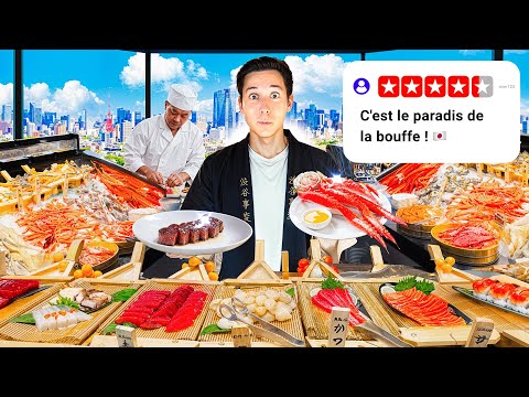 Je teste un buffet à volonté pour TOURISTES au Japon 🇯🇵 (ils m'ont fait une surprise)