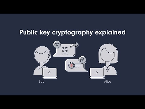 How does public key cryptography work?