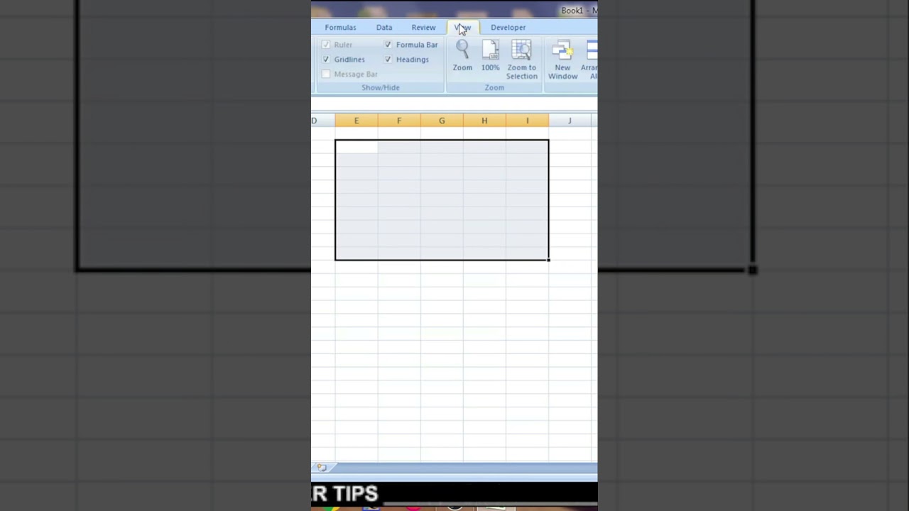 Excel Grid Lines Tips & Tricks 📊