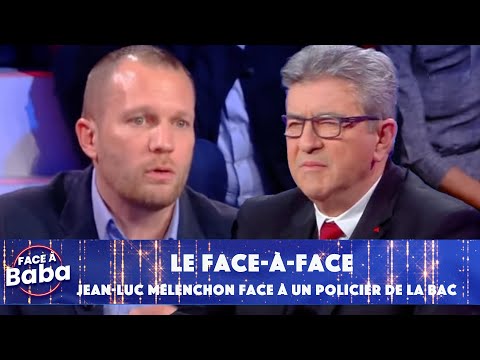 "La police est aux ordres de la nation": le débat tendu de Jean-Luc Mélenchon face à un policier