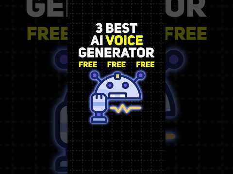 Top 3 FREE AI Voice Generator Websites 🔥 | Best Voiceover Tools for Creators!