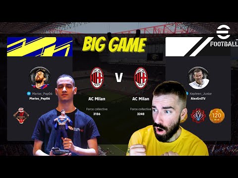 J'affronte l'ancien numéro 2 mondial au Milan AC Round 3⚡Alex Grd VS Greek-Mafia 🔥EFOOTBALL 2026
