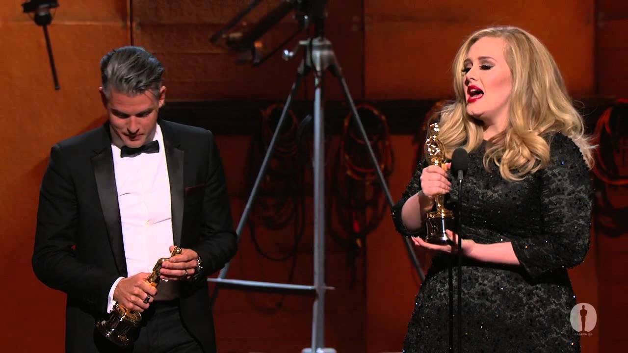 Adele Adkins and Paul Epworth Awarded Best Original Song for 'Skyfall' at the 85th Oscars (2013)