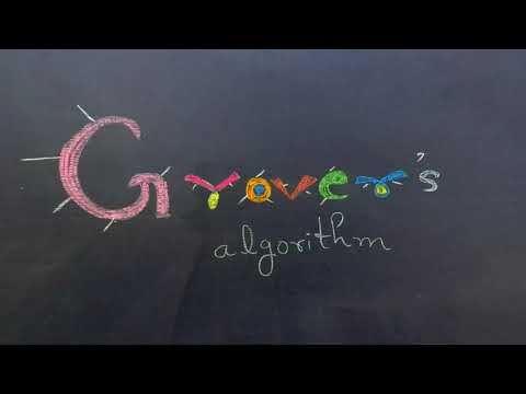 Grover's Quantum Algorithm: A Beautiful Search Method