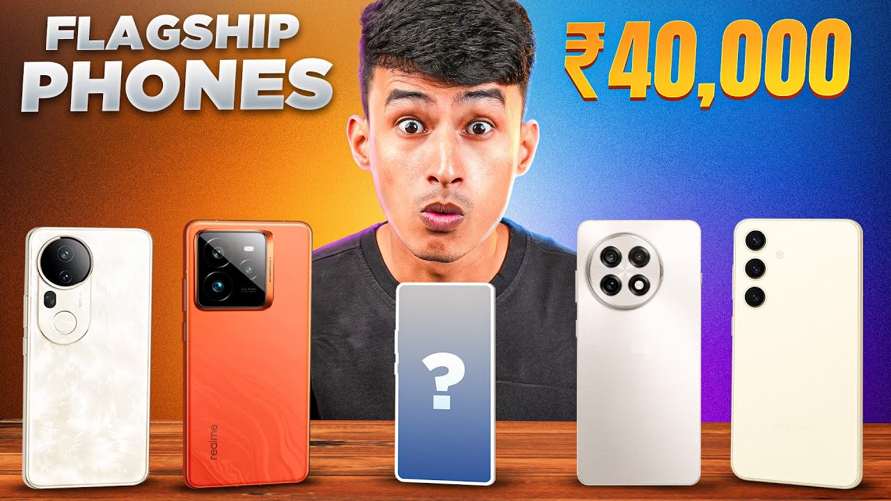 Top 5 Best Flagship Phones Under ₹40,000 in November 2025 📱 | Top 5 Picks for Power & Performance