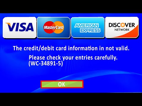 💳 PS4 (WC-34891-5) ERROR | How to fix invalid Credit Card [Working 2020]
