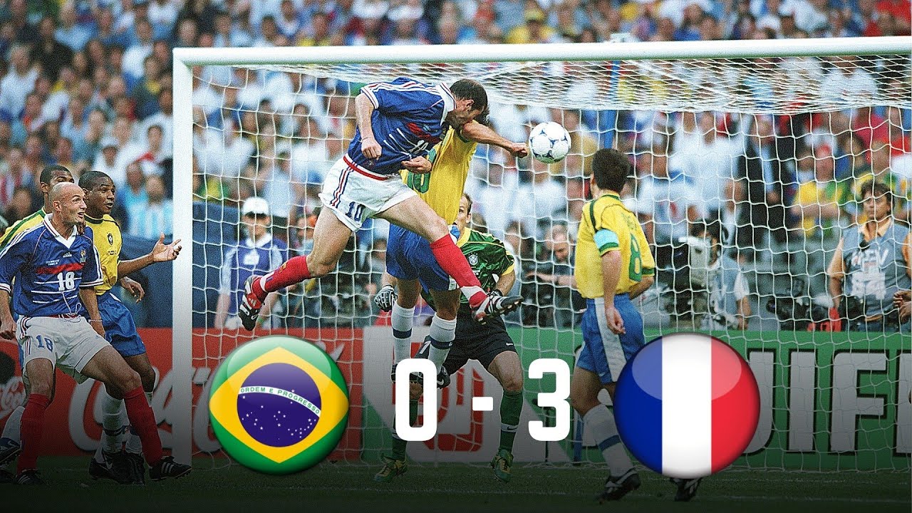 France 3-0 Brazil | 1998 World Cup Highlights 🇫🇷