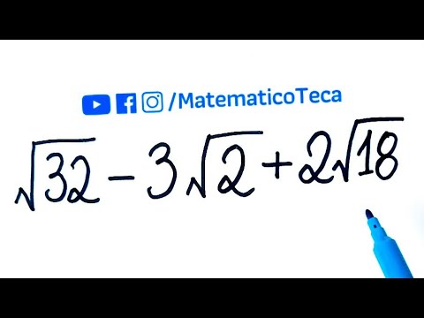 🚨 SOS MATEMÁTICA BÁSICA ✅ Expressão com Raízes