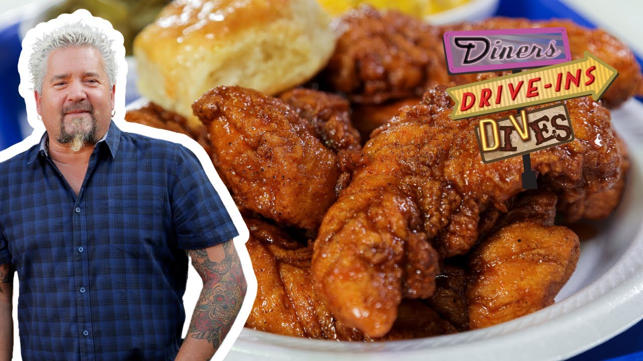 Guy Fieri Returns to *Legendary* Fried Chicken Joint | Diners, Drive-Ins and Dives | Food Network