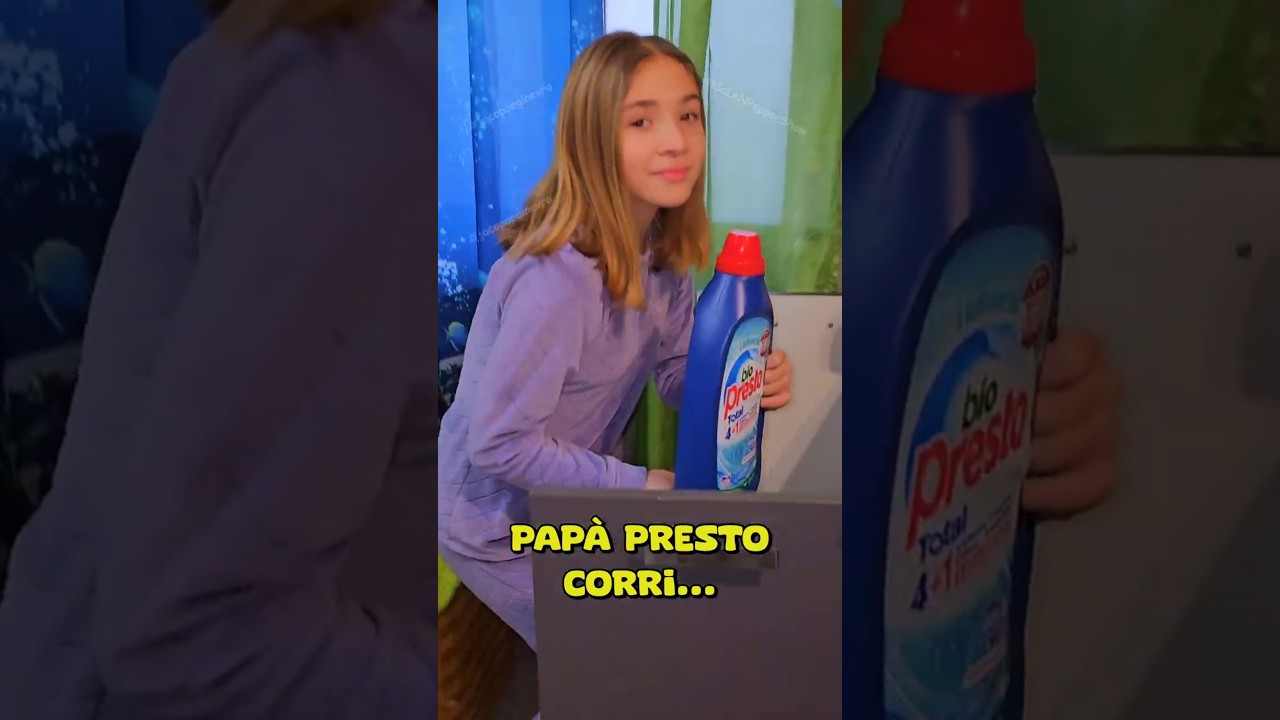 Papà, la lavatrice di Ginevra è finita! 🧺