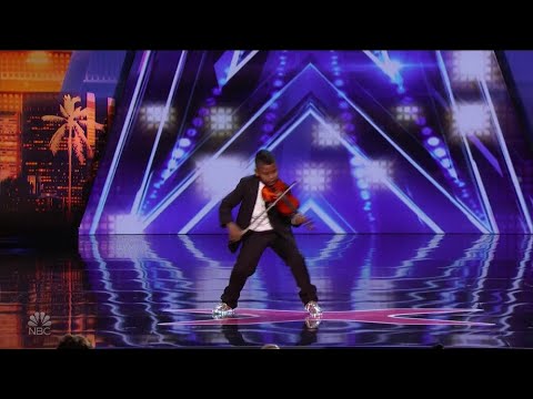 11-year-old violinist, cancer survivor earns Simon's golden buzzer on America's Got Talent