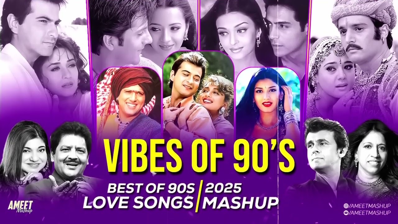 90s Love Vibes Mashup 🎶 | Kumar Sanu & Udit Narayan