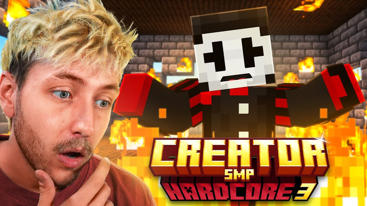 Kasteel Van ClownPierce Verbrand🔥 - CreatorSMP Hardcore 3 #16