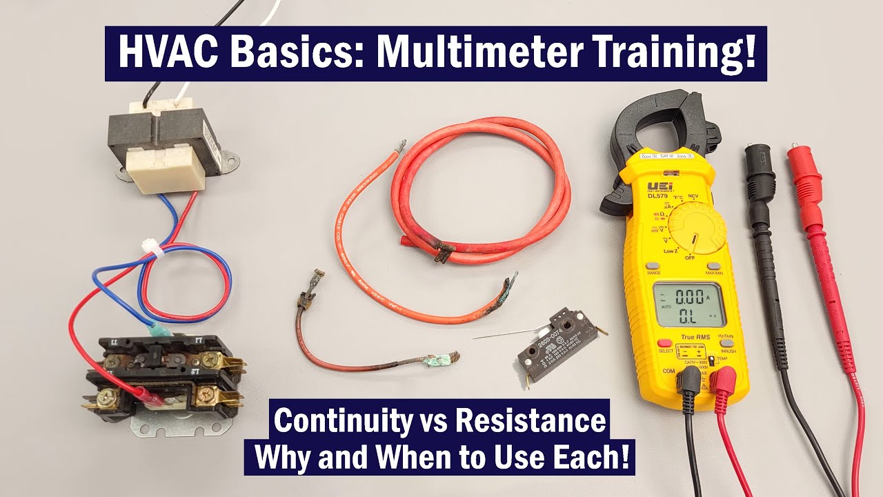 HVAC Multimeter Tips: Resistance vs Continuity ⚙️