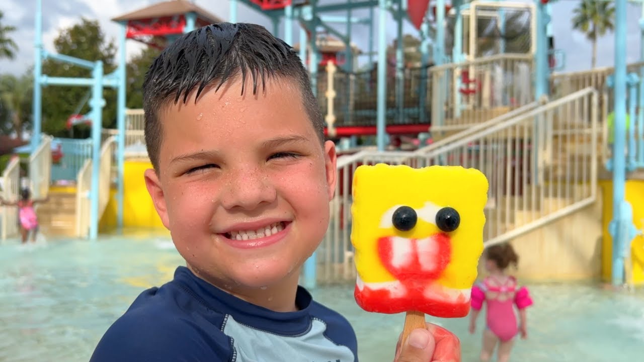 Epic Waterpark Adventure! Caleb Explores the Ultimate Splash Pad & Playground 🌊
