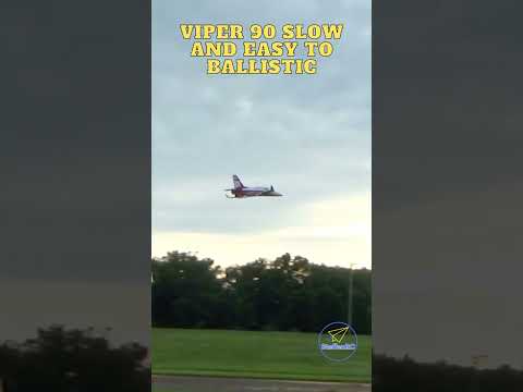 Eflite Viper 90mm performance - slow flight to ballistic