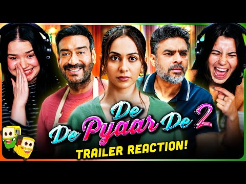 DE DE PYAAR DE 2 Trailer Reaction! | Ajay Devgn | R. Madhavan | R. Madhavan | Tabu